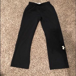 UNDER ARMOUR BLACK SWEAT PANTS